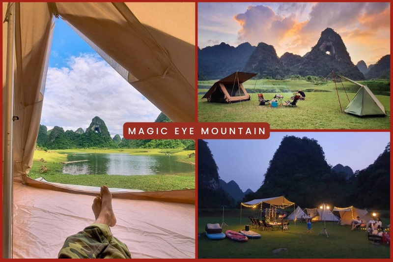 Camping in Magic Eye Mountain (Cao Bang)